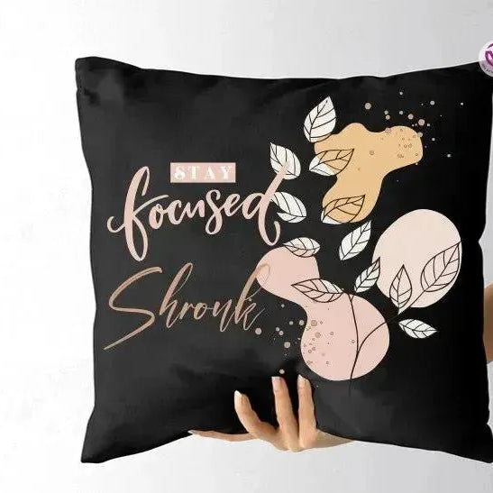 Square Cushion- Motivational Quotes - WE PRINT