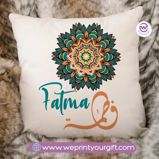 Square Cushion -Names - WE PRINT