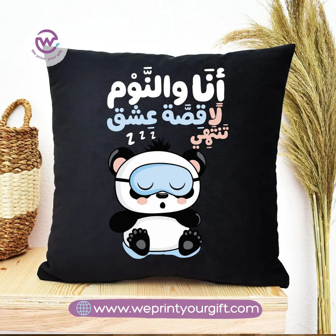 Square Cushion- Panda Comics - WE PRINT