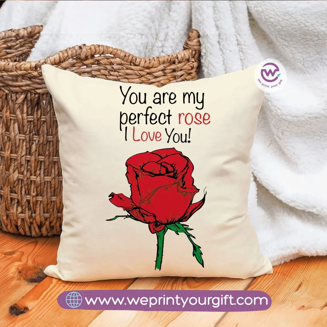 Square Cushion- Valentine designs - WE PRINT