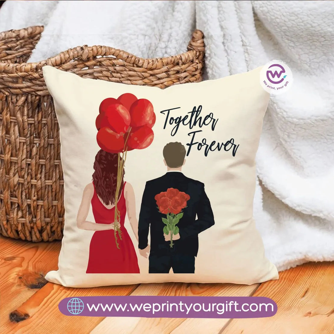 Square Cushion- Valentine designs - WE PRINT