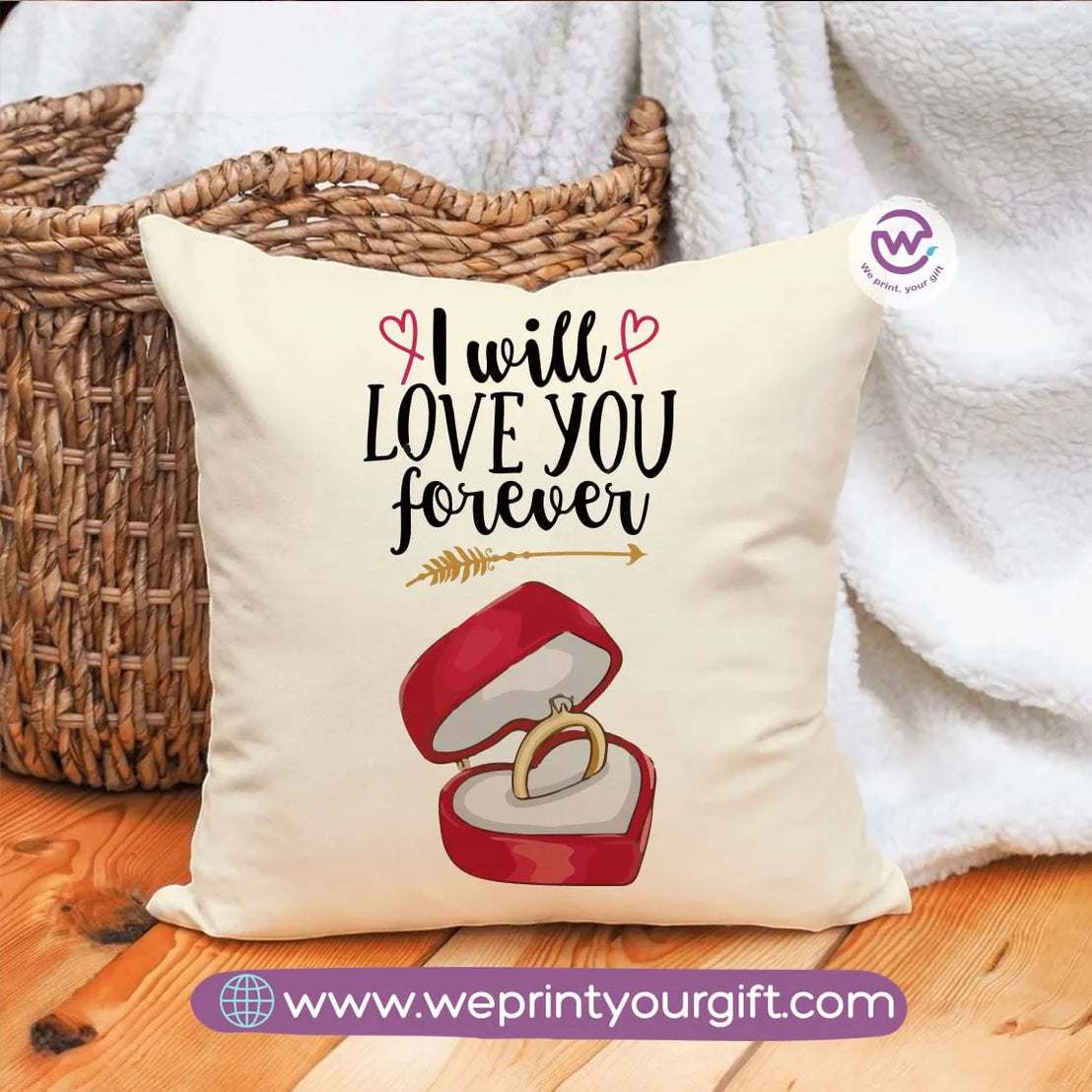 Square Cushion- Valentine designs - WE PRINT