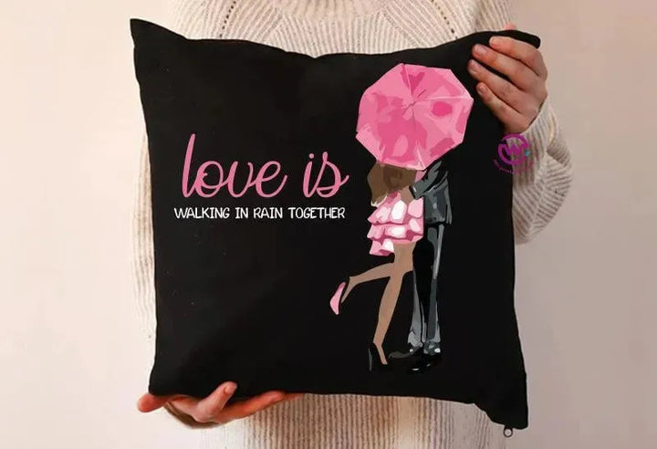 Square Cushion-Valentine's Day - WE PRINT