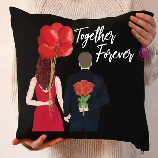Square Cushion-Valentine's Day - WE PRINT