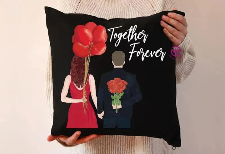 Square Cushion-Valentine's Day - WE PRINT