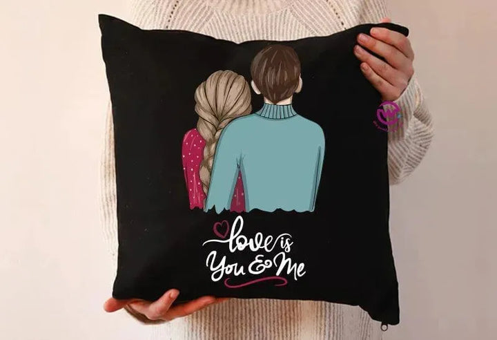 Square Cushion-Valentine's Day - WE PRINT