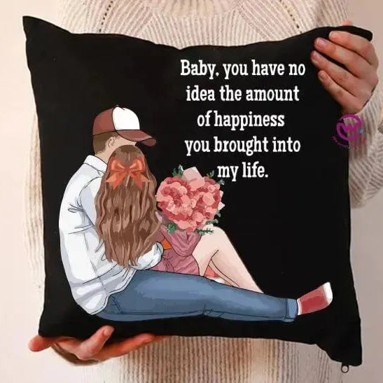 Square Cushion-Valentine's Day - WE PRINT