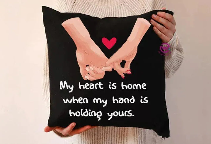 Square Cushion-Valentine's Day - WE PRINT