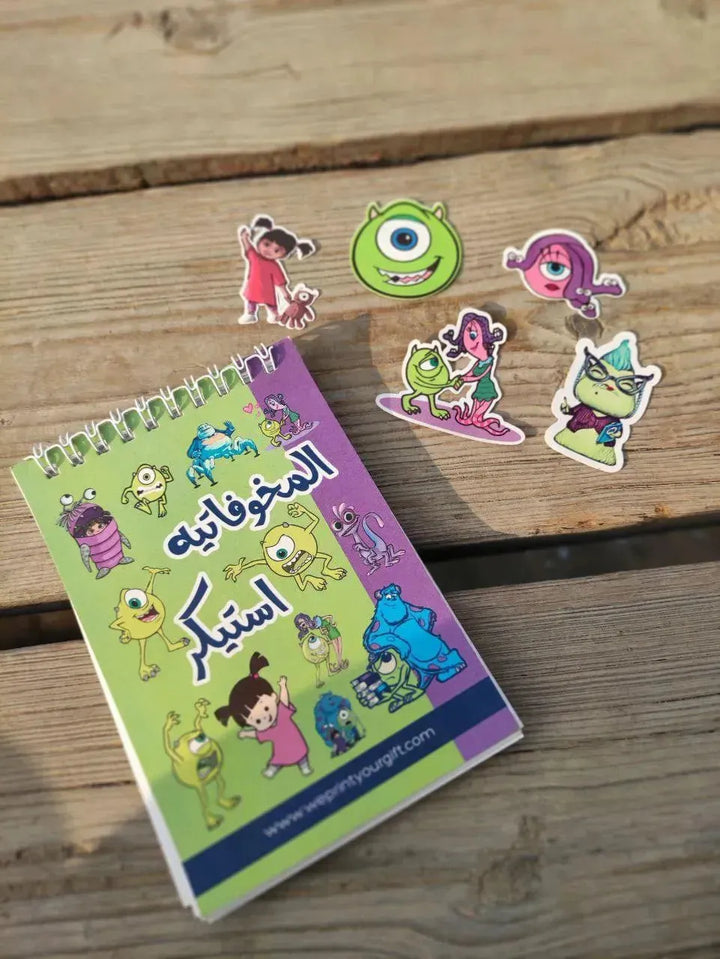 Sticker- Book- Monster INC. - WE PRINT