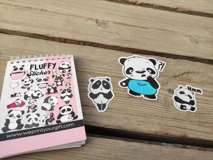 Sticker- Book- Panda - WE PRINT