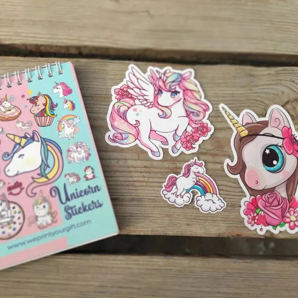 Sticker- Book- Unicorn - WE PRINT