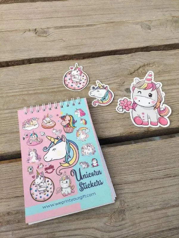 Sticker- Book- Unicorn - WE PRINT