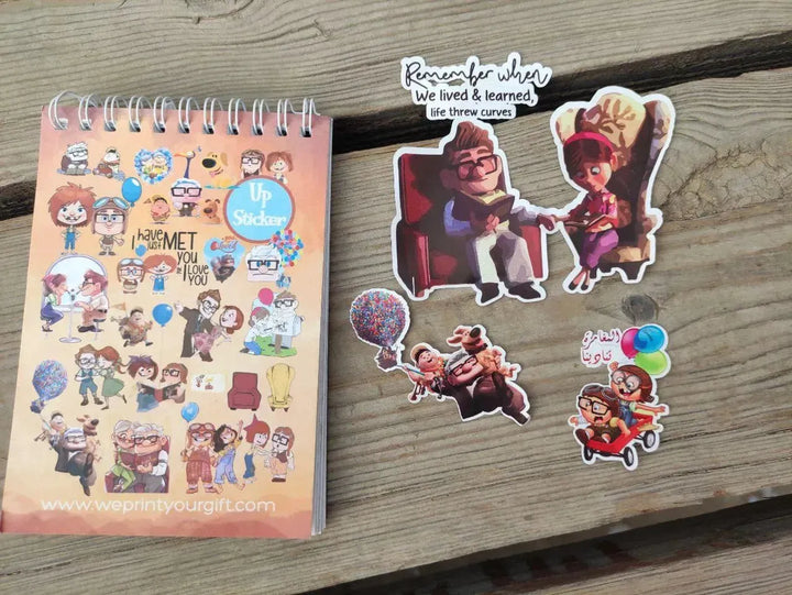 Sticker- Book- UP - WE PRINT