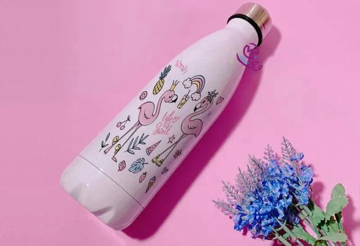 Thermal bottle & Flask -Flamingos - WE PRINT