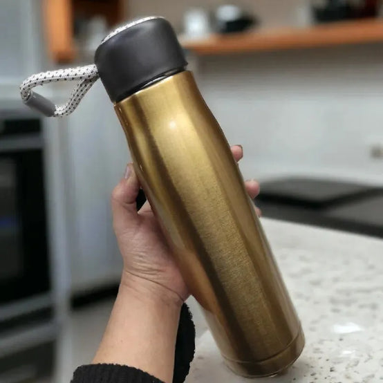 Thermal Gold Bottle & Flask -Customization Option - WE PRINT