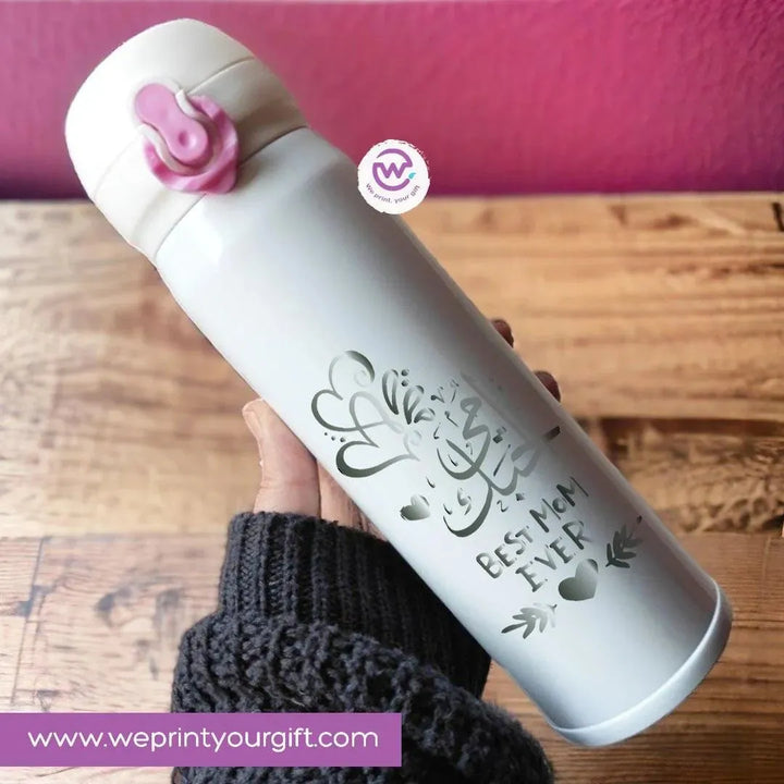 Thermal Mug -Pink Lock -Mom Designs - WE PRINT