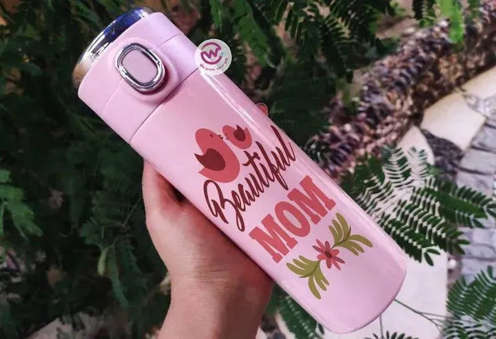 Thermal Mug with Lock & Digital Screen -Mother's Day - WE PRINT