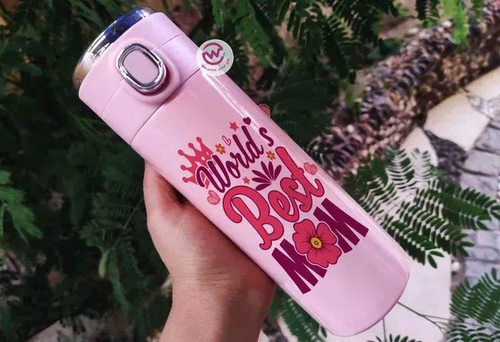 Thermal Mug with Lock & Digital Screen -Mother's Day - WE PRINT