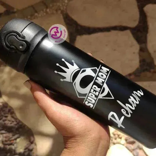 Thermal Mug With Lock ( Engrave ) - Mother's Day - WE PRINT