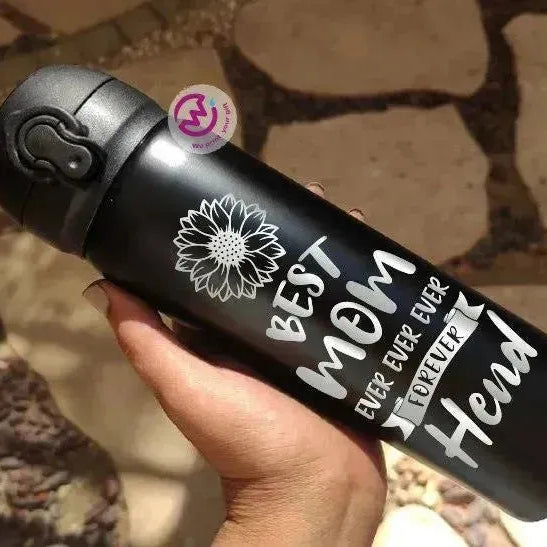 Thermal Mug With Lock ( Engrave ) - Mother's Day - WE PRINT