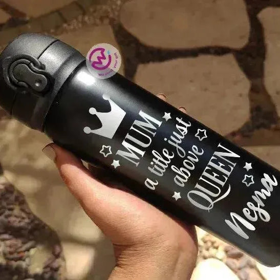 Thermal Mug With Lock ( Engrave ) - Mother's Day - WE PRINT