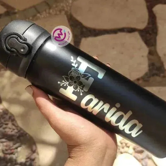 Thermal Mug With Lock ( Engrave ) - Names A - WE PRINT