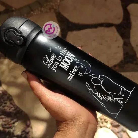 Thermal Mug With Lock ( Engrave ) - Valentine's Day - WE PRINT