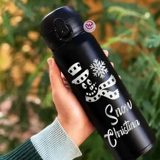 Thermal Mug with Lock-Engraved-Christmas designs - WE PRINT