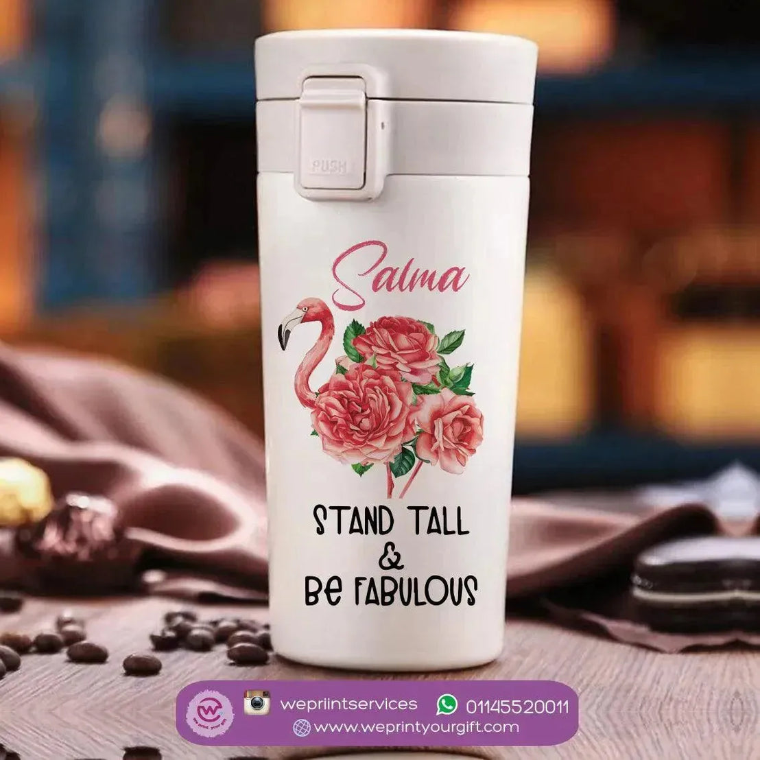 Thermal Mug with Lock - Motivation - WE PRINT