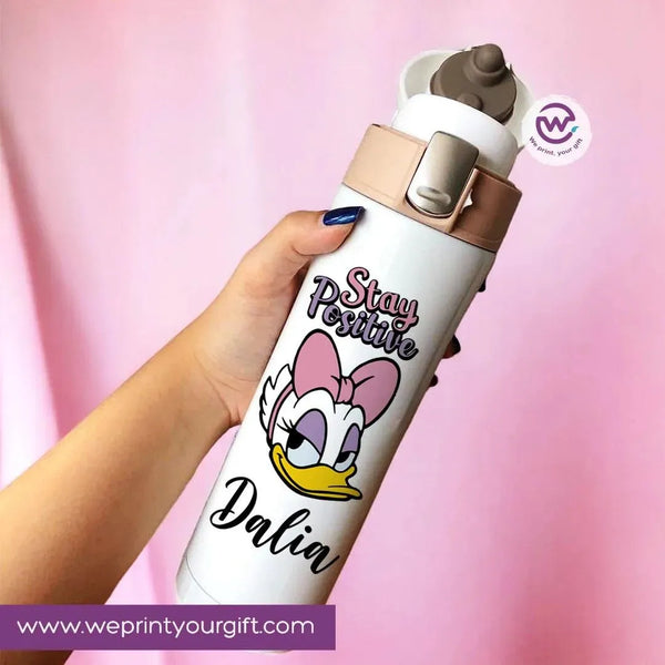 Thermal Mug with lock - Slim Shape - Daisy Duck - WE PRINT