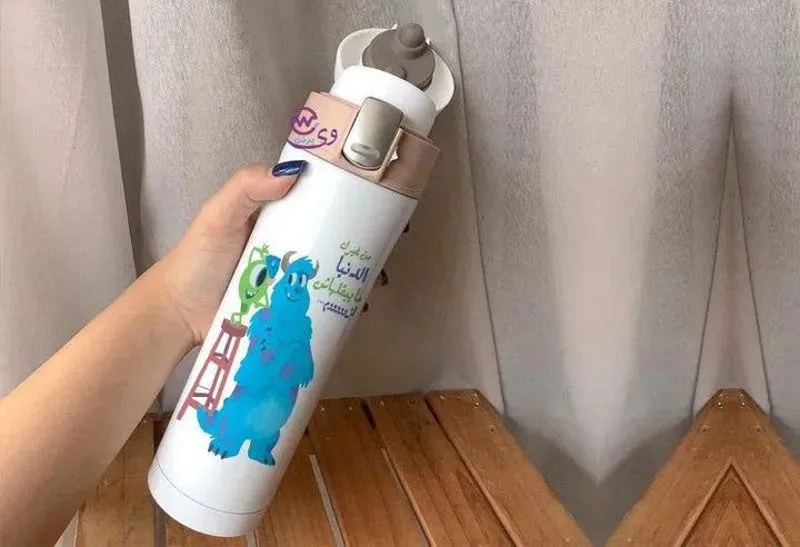 Thermal Mug with lock - Slim Shape -Monsters, Inc. - WE PRINT