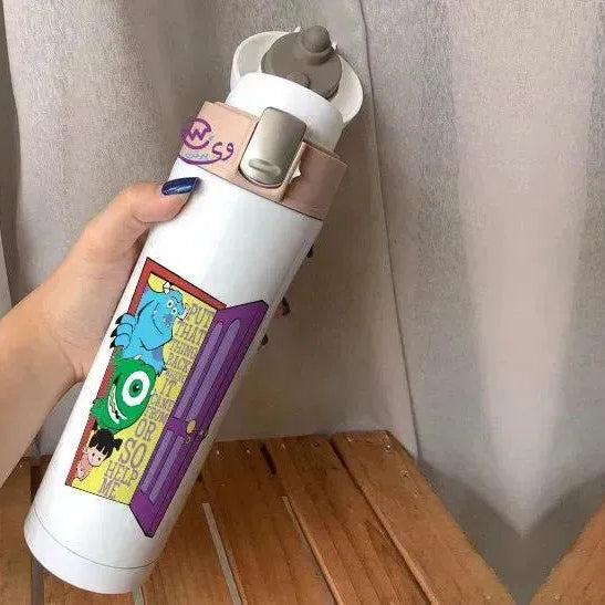 Thermal Mug with lock - Slim Shape -Monsters, Inc. - WE PRINT