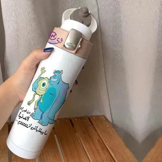 Thermal Mug with lock - Slim Shape -Monsters, Inc. - WE PRINT