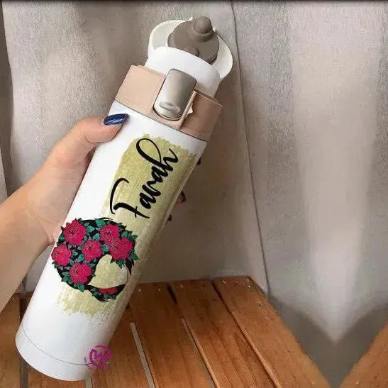 Thermal Mug with lock - Slim Shape-Names A - WE PRINT