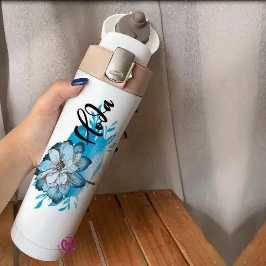 Thermal Mug with lock - Slim Shape-Names A - WE PRINT