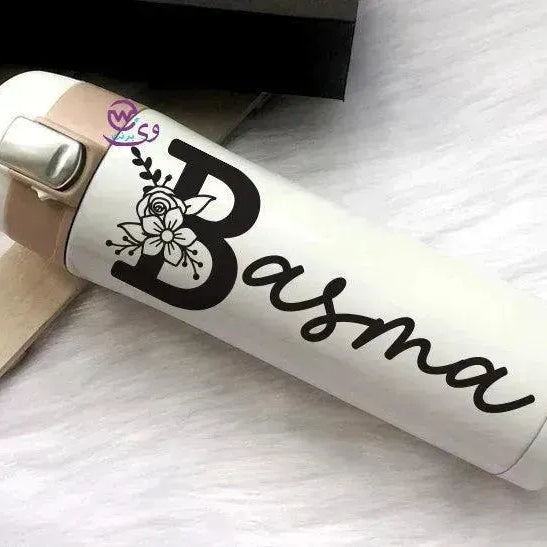 Thermal Mug with lock - Slim Shape-Names B - WE PRINT