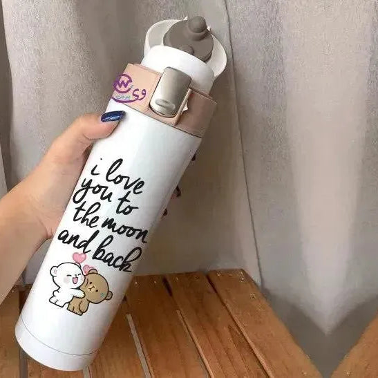 Thermal Mug with lock - Slim Shape - Panda - WE PRINT