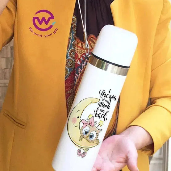 Thermal Portable Thermos -Owl - WE PRINT