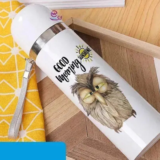 Thermal Portable Thermos -Owl - WE PRINT