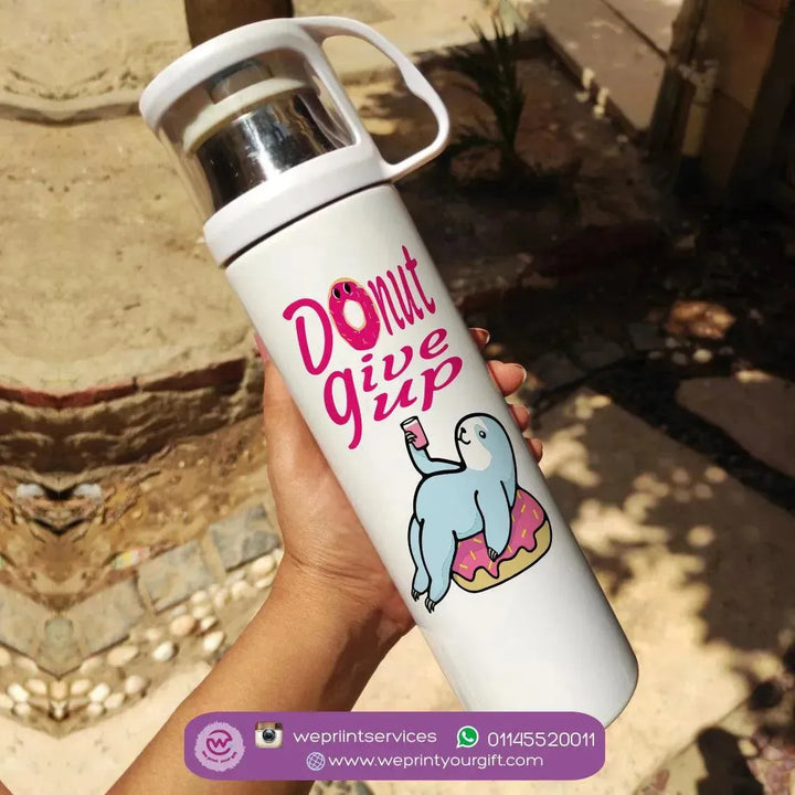 Thermal Thermos With Cup -Stainless Steel - Donuts - WE PRINT