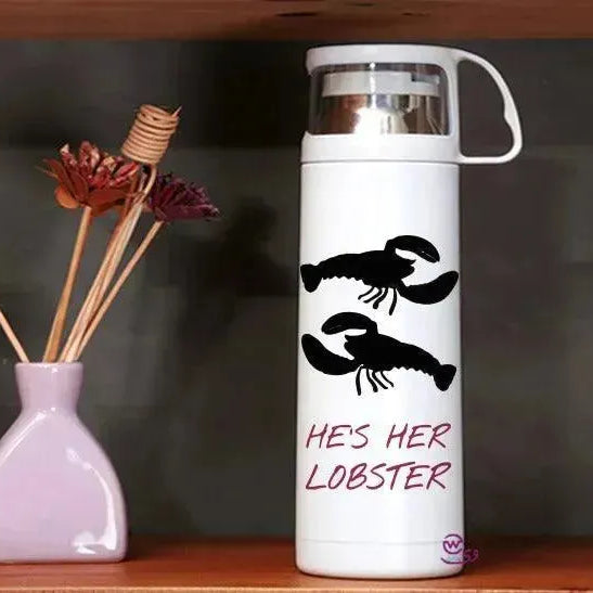 Thermal Thermos With Cup -Stainless Steel - Friends Series - WE PRINT