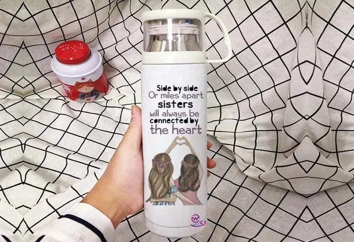 Thermal Thermos With Cup -Stainless Steel - Friends - WE PRINT