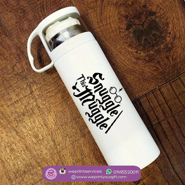 Thermal Thermos With Cup - Stainless Steel - Harry Potter - WE PRINT