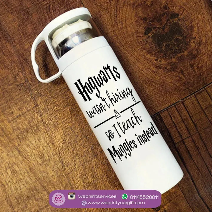 Thermal Thermos With Cup - Stainless Steel - Harry Potter - WE PRINT