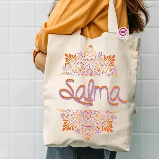 Tote Bag -Arabic Names-B - WE PRINT