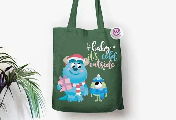 Tote Bag - Christmas- Monster inc. - WE PRINT