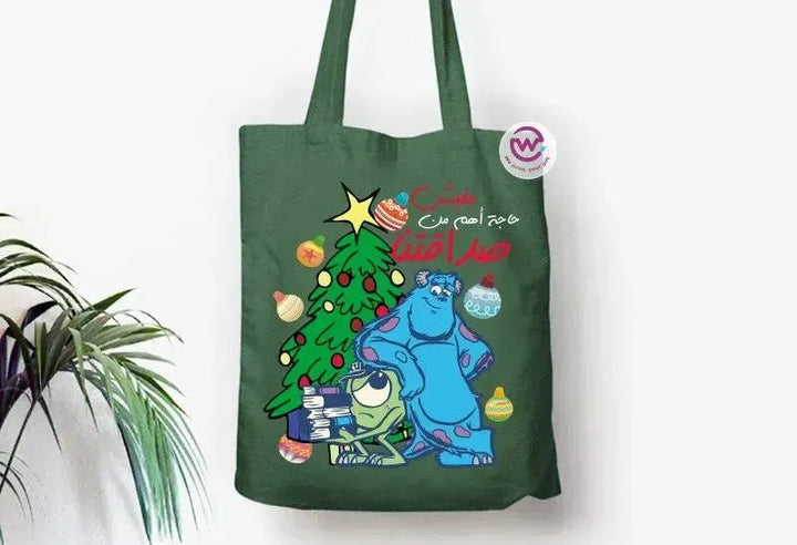 Tote Bag - Christmas- Monster inc. - WE PRINT