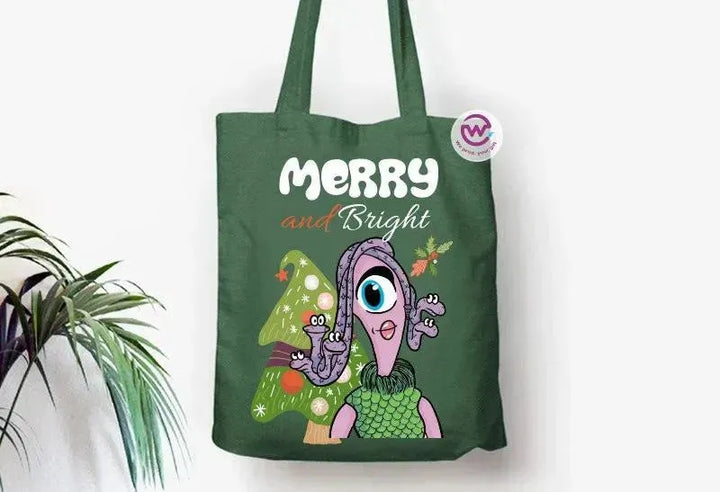 Tote Bag - Christmas- Monster inc. - WE PRINT