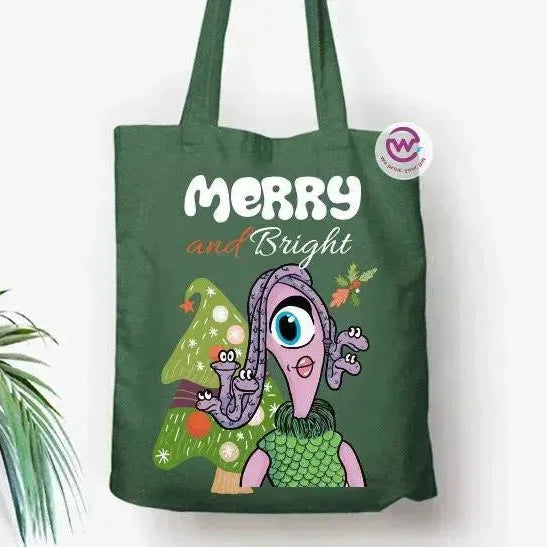 Tote Bag - Christmas- Monster inc. - WE PRINT