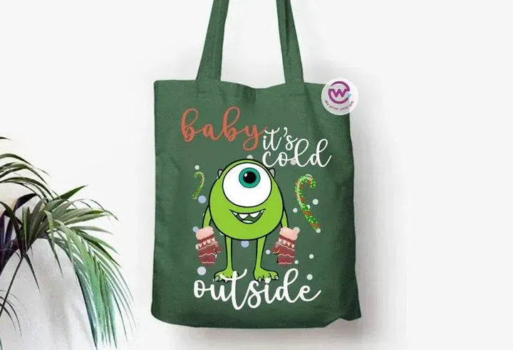 Tote Bag - Christmas- Monster inc. - WE PRINT